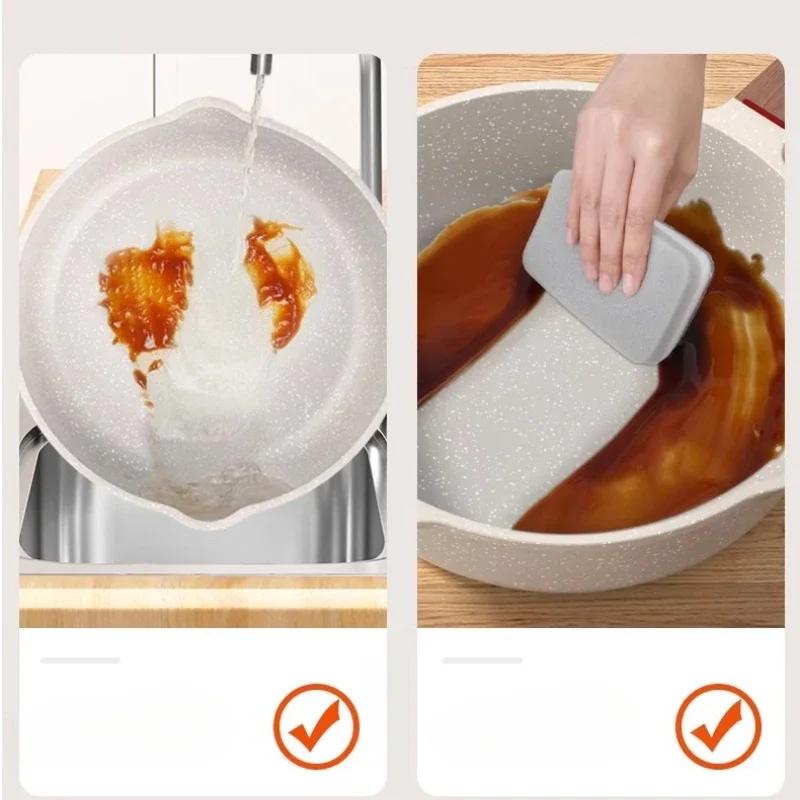 Multifunctional Maifan Stone Frying Pan Nonstick Household Induction Cooker Universal Kitchen Utensil Steak Frying Pans Cookware
