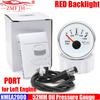 ZMFJH NMEA2000 52MM Oil Pressure Gauge M12 Plug 0-10Bar,0-145PSI Oil Press Meter PORT STBD Red LED for Marine Boat Yacht Vessel