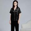 Women's Silk Pajama Set: Long Sleeve Two-Piece, 100% Mulberry Silk, Versatile for Home or Outdoors, Spring/Summer Style
