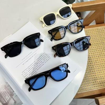 High Quality  Material Sunglasses For Women Square Shape Uv Protection Men'S Sun Glasses Korean Style Female Sun Glass