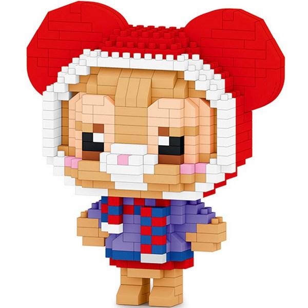 

BOYU Красношапочная белка наноблок 7574от, разные цвета, популярные корейские игрушки