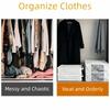Large Capacity Visible Clothes Storage Box Folding Waterproof Cotton Cuilt Storage Box with Handle Dust-proof Wardrobe Organizer