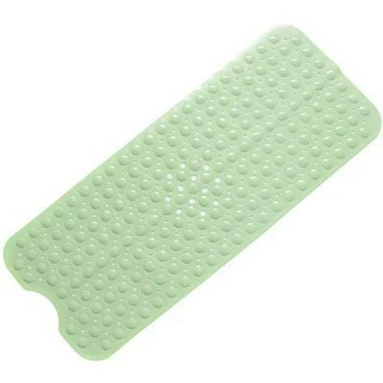 Bathtub Anti-Slip Shower Mat - Bathroom Foot Pad with Suction Cups to Prevent Falls