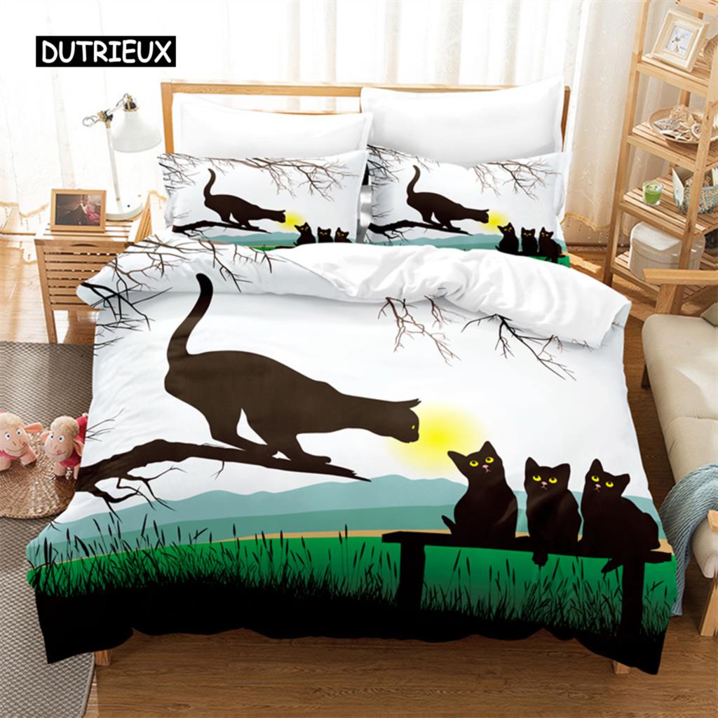 

Искусство Мультяшные Животные Комплект Постельного Белья Набор Пододеяльников 3d Постельное Белье Цифровая Печать Постельное Белье Размер Квин Комплект Постельного Белья Модный Дизайн EU single(135x200cm)