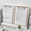 A4 Multi Function Student Folder Exam File Organizer with Clip Office Document Holder School Supplies Paper Board Storage