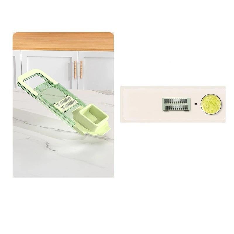 Shredder Household Kitchen Manual Vegetable Cutting Artifact Multifunctional Transparent Fruit Cucumber Potato Slicing Planer Shredder