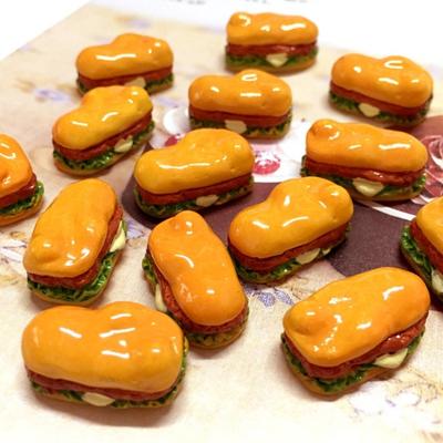 Resin Accessories DIY Cream Glue Dropper Phone Case Patch Resin Burger Accessory Material