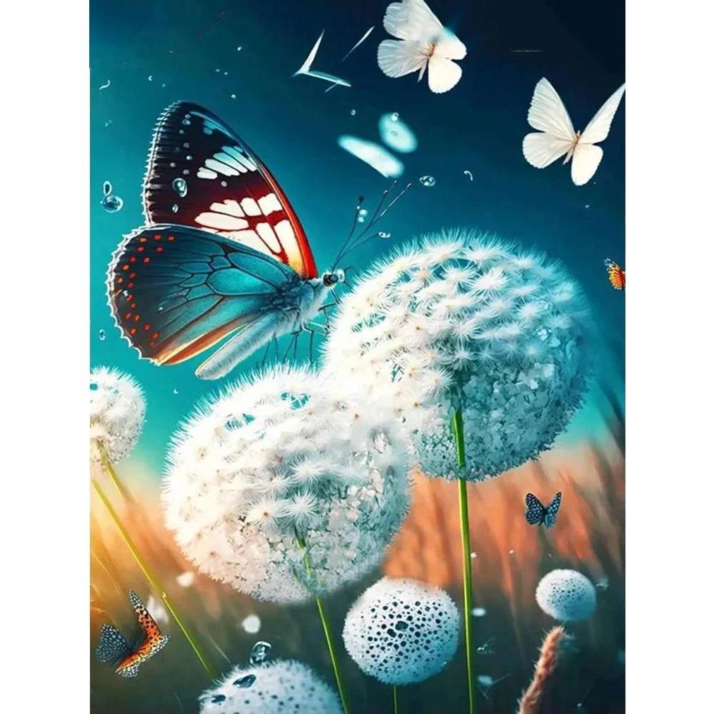 DIY Full Round Diamond Painting Cross Stitch 3D Animal Art Style Home Landscape Decorative Diamond Painting 5d Diamond Art Painting