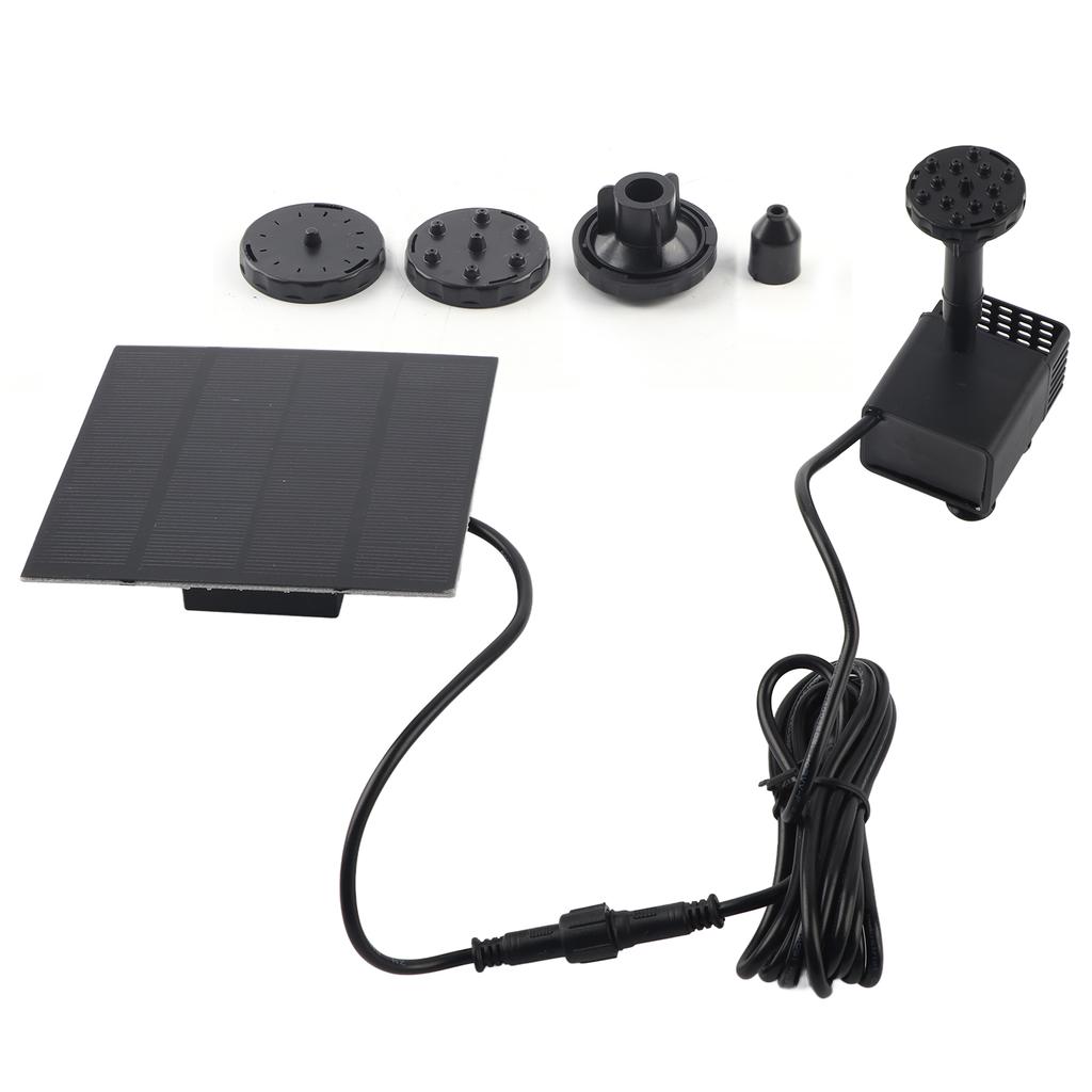 Solarna pompa fontannowa zasilany wodą pływający zraszacz do kąpieli dla ptaków ogród akwarium