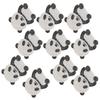 10Pcs Rhinestone Patch Iron On Crystal Applique Cartoon Decoration for DIY CraftPanda
