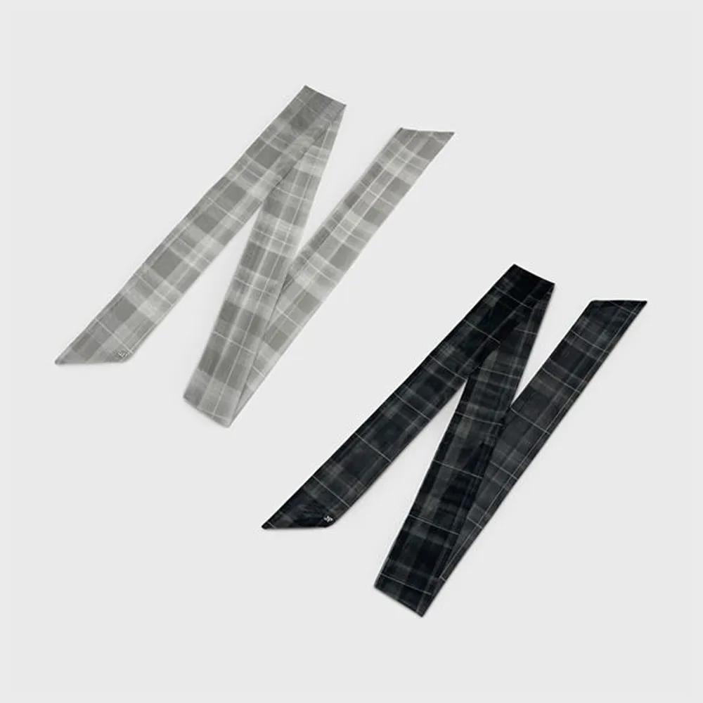 Airy Check Scarf JP-25-113HB