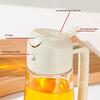 Oil Pot 2-in-1 Design Food Grade PP Lead-Free Glass Transparent Visual Design Cooking Sprayer