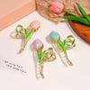 Charming Rose Hair Clip, Enchanting Tulip Hairpin, and Pastoral Wheat Ear Hair Accessories