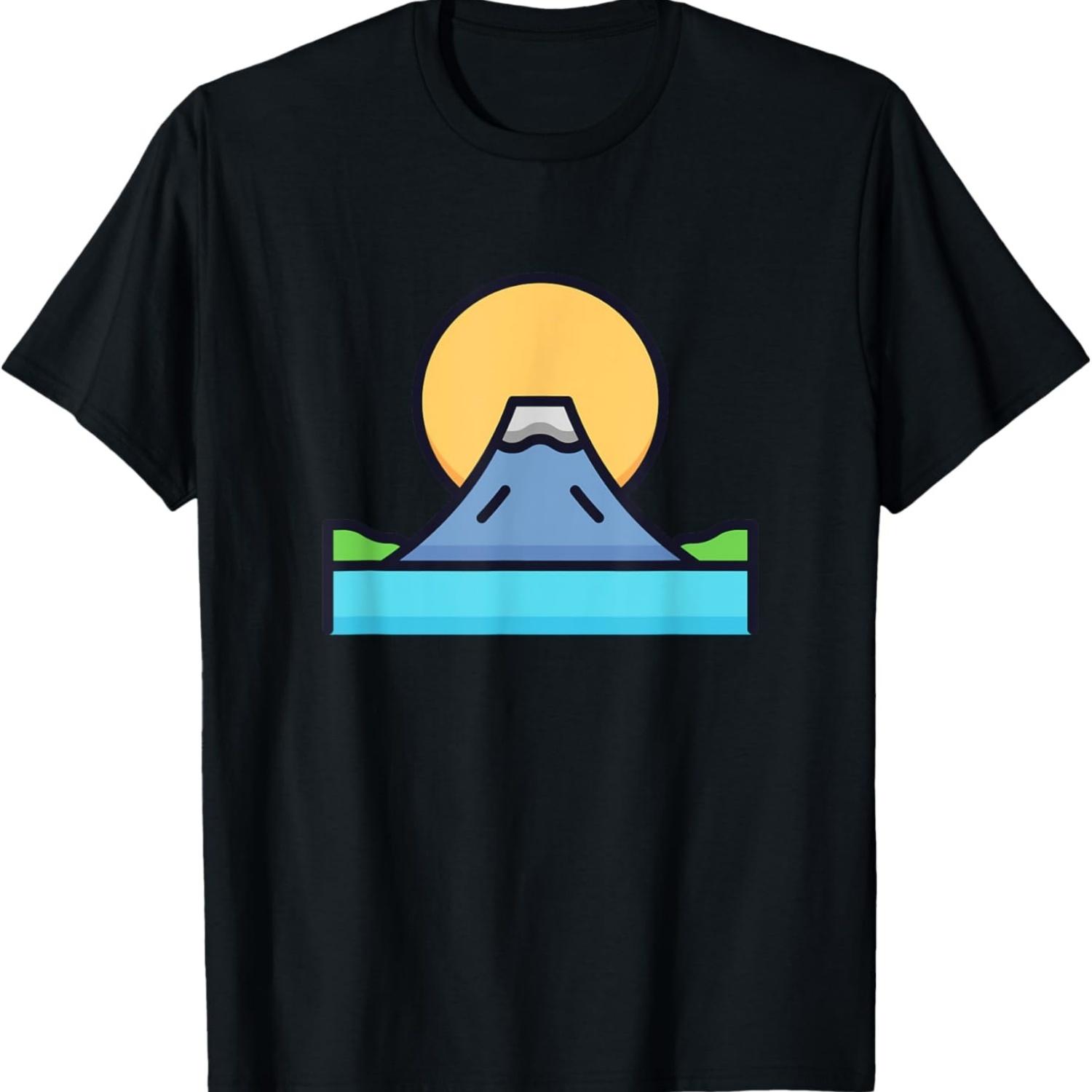 Mount Fuji - Mount Fuji Japan Cherry Blossom  Sun T-Shirt(3) S