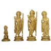 Ram Sita Laxman Hanuman Statue, God Figurine, Metal Sculpture Ram Darbar Idol
