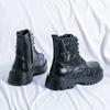 Herbst und Winter Martin Stiefel Herren High-Top Workboots Retro Plateau Britischer Stil Vielseitige Lokomotiv-Ritter Kurzstiefel Herren