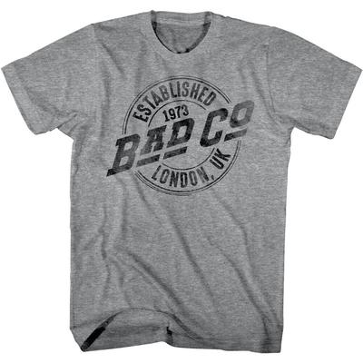 Bad Company Gegründet in London Herren T-Shirt 1973 UK Heart Rock Band