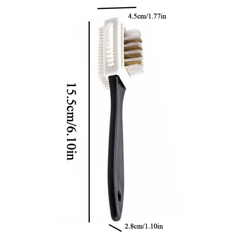 3 Side Cleaning Conveninent S Shape Shoe Brush Cleaner For Shoes Cleaning Brush Suede Snow Boot Brush Shoe Brush Cleaning Tool