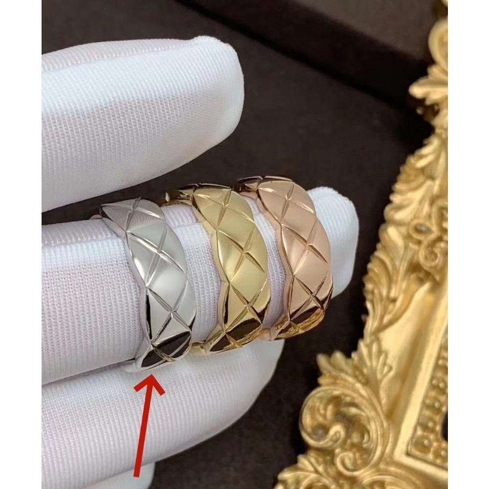 Bague Losange Haute Version en Argent Sterling 925 Plaqué Or 18K Petite Bague Parfumée Lisse Diamants Entiers Bague Seiko