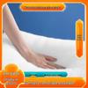 High Neck Support Pillow - Comfortable, Non-Collapsing, Non-Deforming Pillow Pair for Home or Hotel Use.