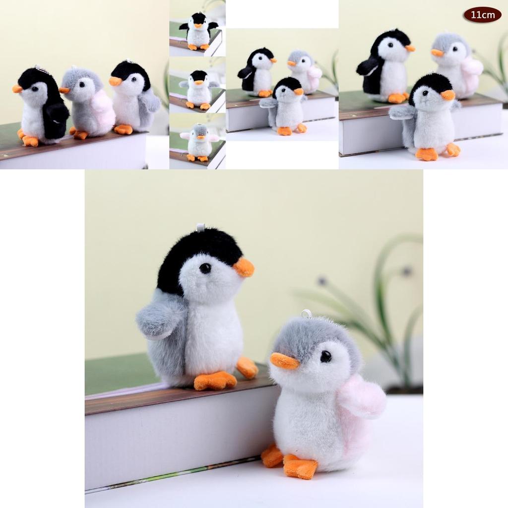 Cute Penguin Baby Plush Toy Soft Stuffed Doll Keychain With Adorable Design And High-quality Pp Cotton Filling