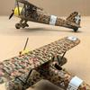 1/72 Scale Fighter Model Alloy Aircraft Educational Tool Realistic Propeller Plane with Stand