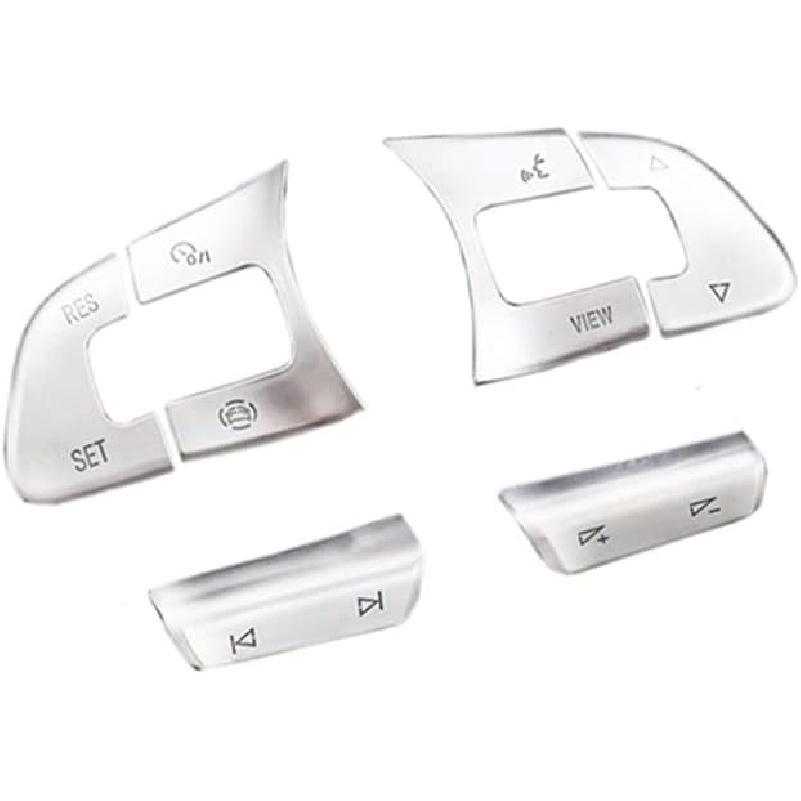 Compatible with VW Volkswagen Golf MK7 Passat B8 Tiguan Arteon Car Steering Wheel Acc Button Switch Volume Button Trim Cover Sticker (Button with CNL