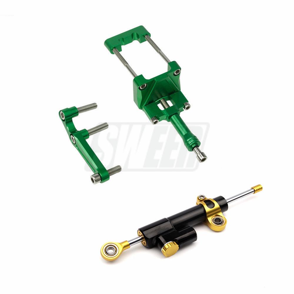For Kawasaki Ninja300 Motorcycle Steering Stabilize Damper Bracket Mounting Kit Motorcycle Accessories CNC