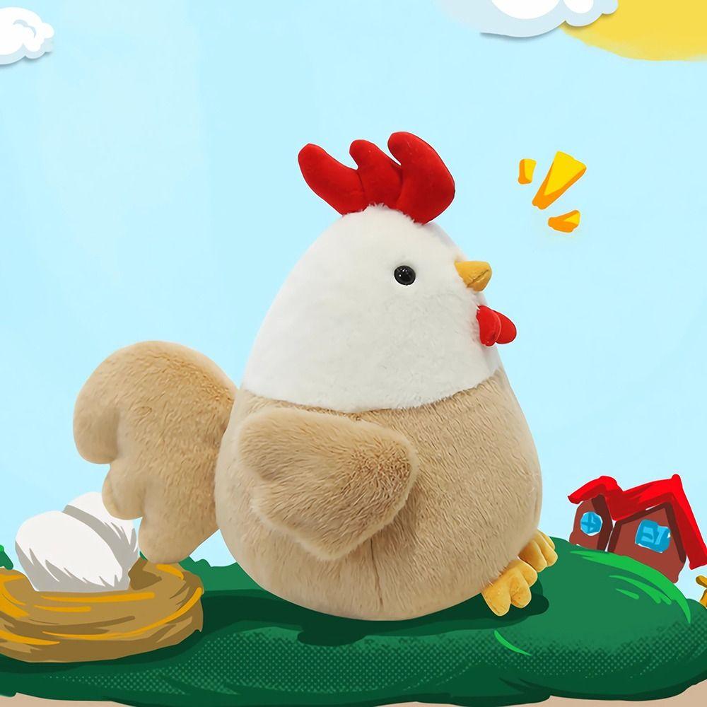 Chicken Shape Stuffed Animal Toys 8inch Body Pillow New Plush Toy  Home Decoration