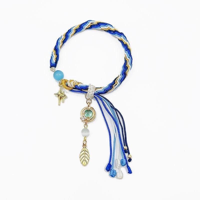 

[Wanderer and Ayato Themed Handwoven Rope Bracelet Braided Style Accessory]