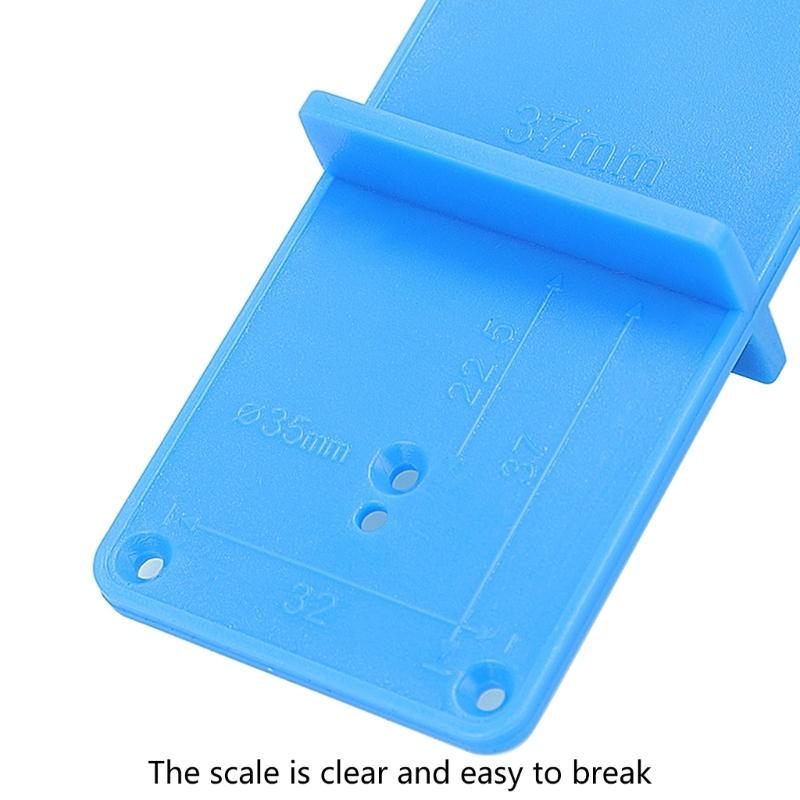 Adjustable Depth Door Hinge Drilling Positionin Jigs Hole Template Suitable for DIYer Enthusiasts Professional Carpentry