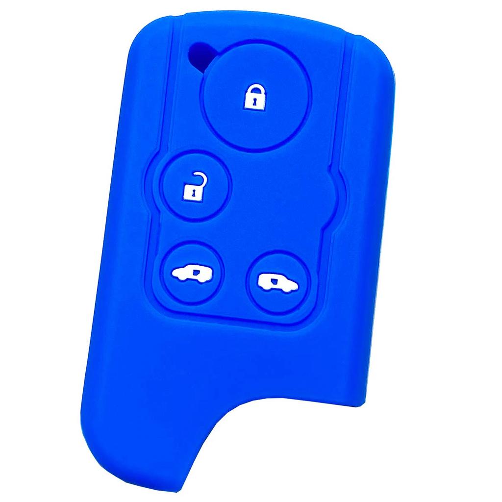 [IKT] Honda Smart Key Silicone Cover 4 Buttons Blue / Freed / Elysion /