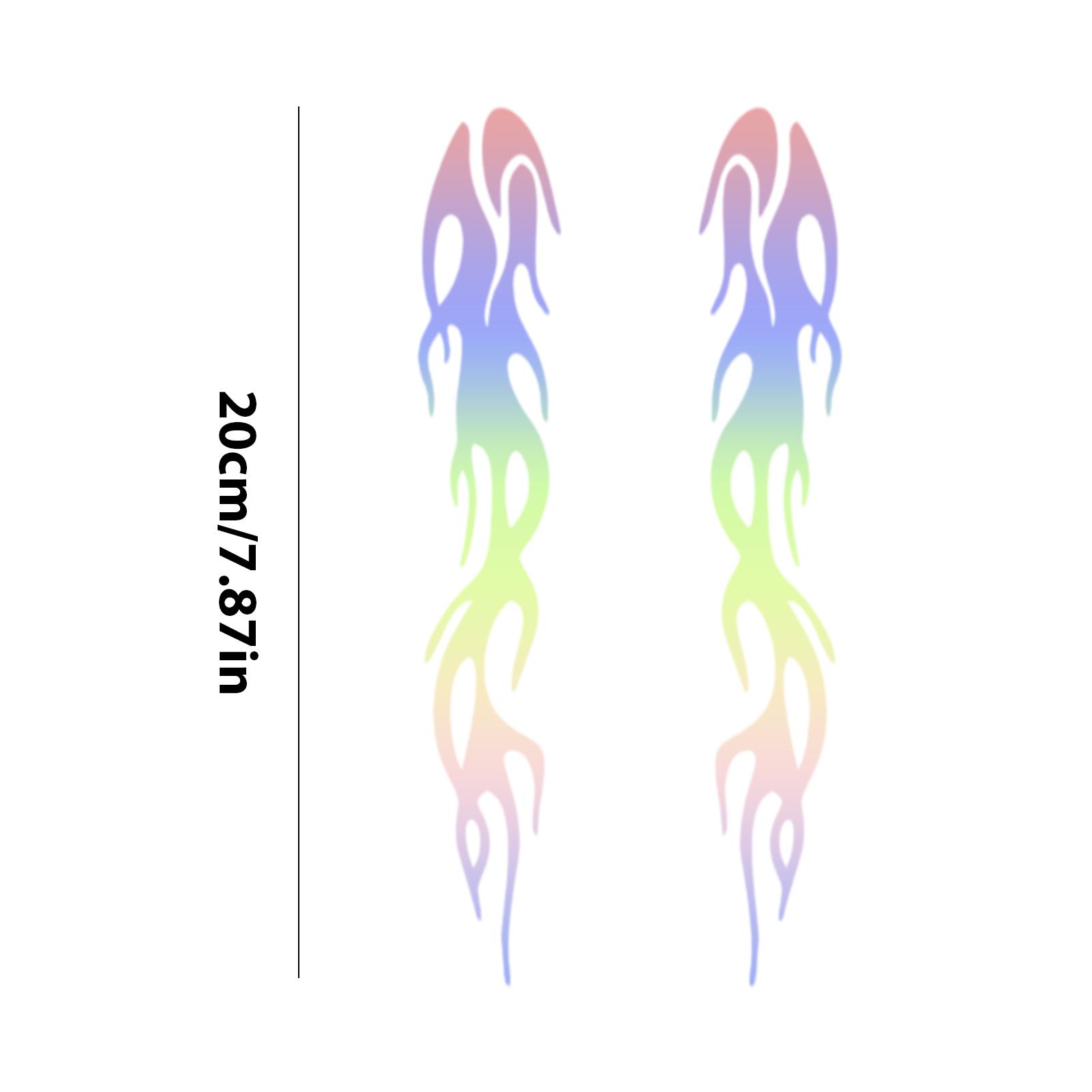 

Наклейки с изображением пламени на мотоцикле, светоотражающие наклейки с изображением пламени на автомобиль, самоклеящиеся наклейки с изображением пламени на открытом воздухе, аксессуары для мотоциклов