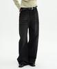 MICANE Exla Brush Washed Wide Denim Pants