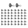 50PCS Portable Copper Fishing Rolling Swivel 13*7mm Lightweight Fishing Swivels Bead T Shape Fishing Swivels Carp Fishing