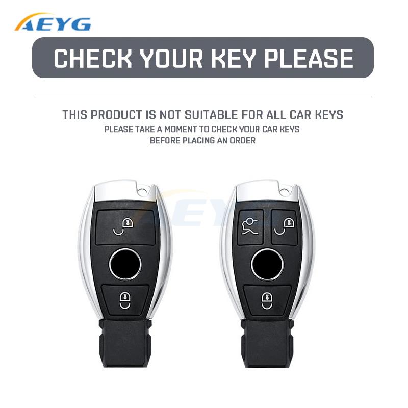 Fashion Tpu Car Key Case Cover Shell For Mercedes Benz A B C E Class Gls Gla Glk Glc Cls Cla W204 W205 W212 W463 W176 2/3 Button