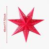 Decorative Paper Star Lanterns Light Cover Lampshade Easy Assembly Enhances Christmas Birthdays Celebration Atmospheres