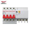 Delixi DZ47sLE-63 C-Type 4P Miniature Residual Current Circuit Breaker, 3-Phase, 4-Wire, 380V