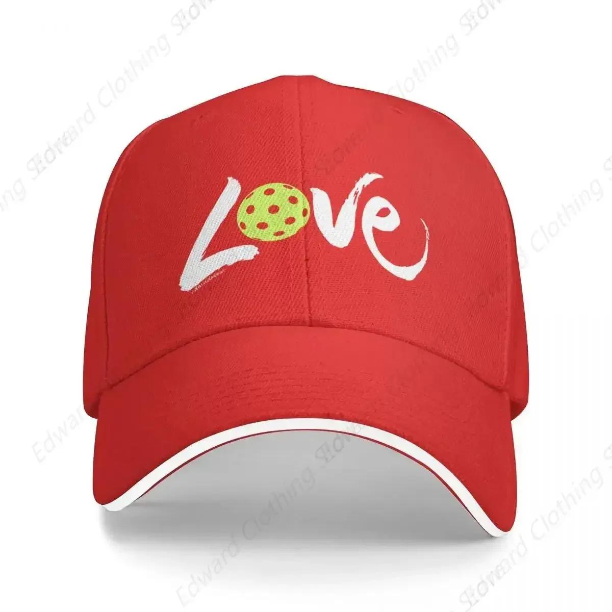 Pickleball Love (white lettering) Baseball Cap party Hat Snapback Cap Cosplay birthday Men s Hats Women s Adjustable
