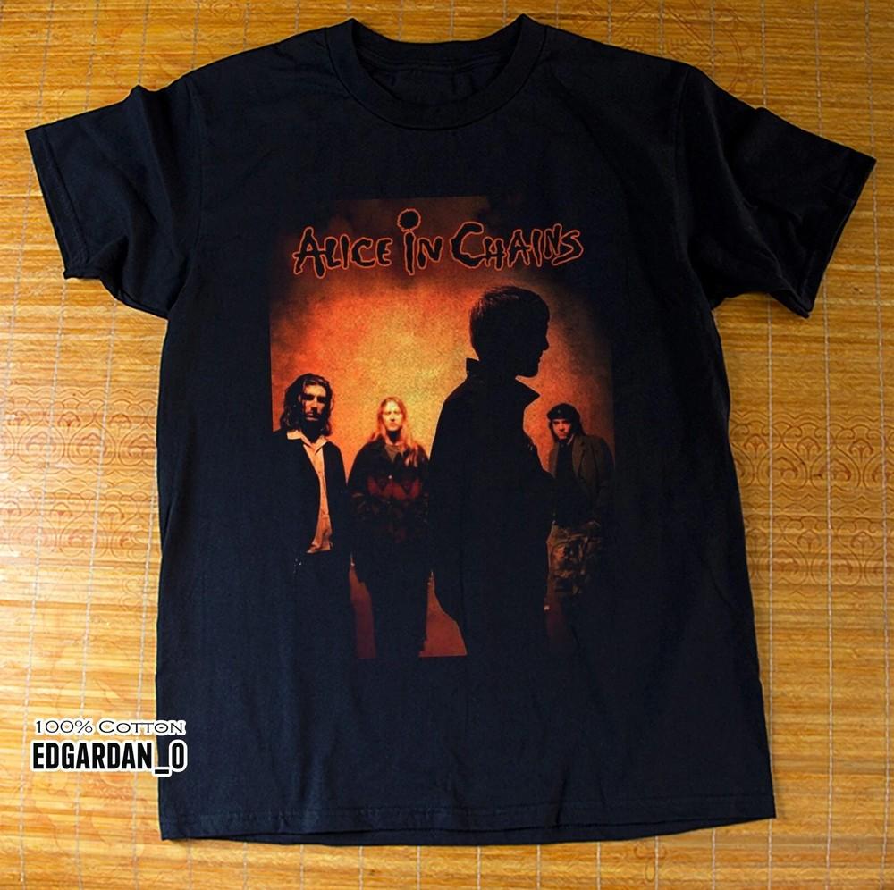 Alice in Chains Rock Band Tour Black Unisex T-shirt Size S-4XL Unisex T-Shirt S