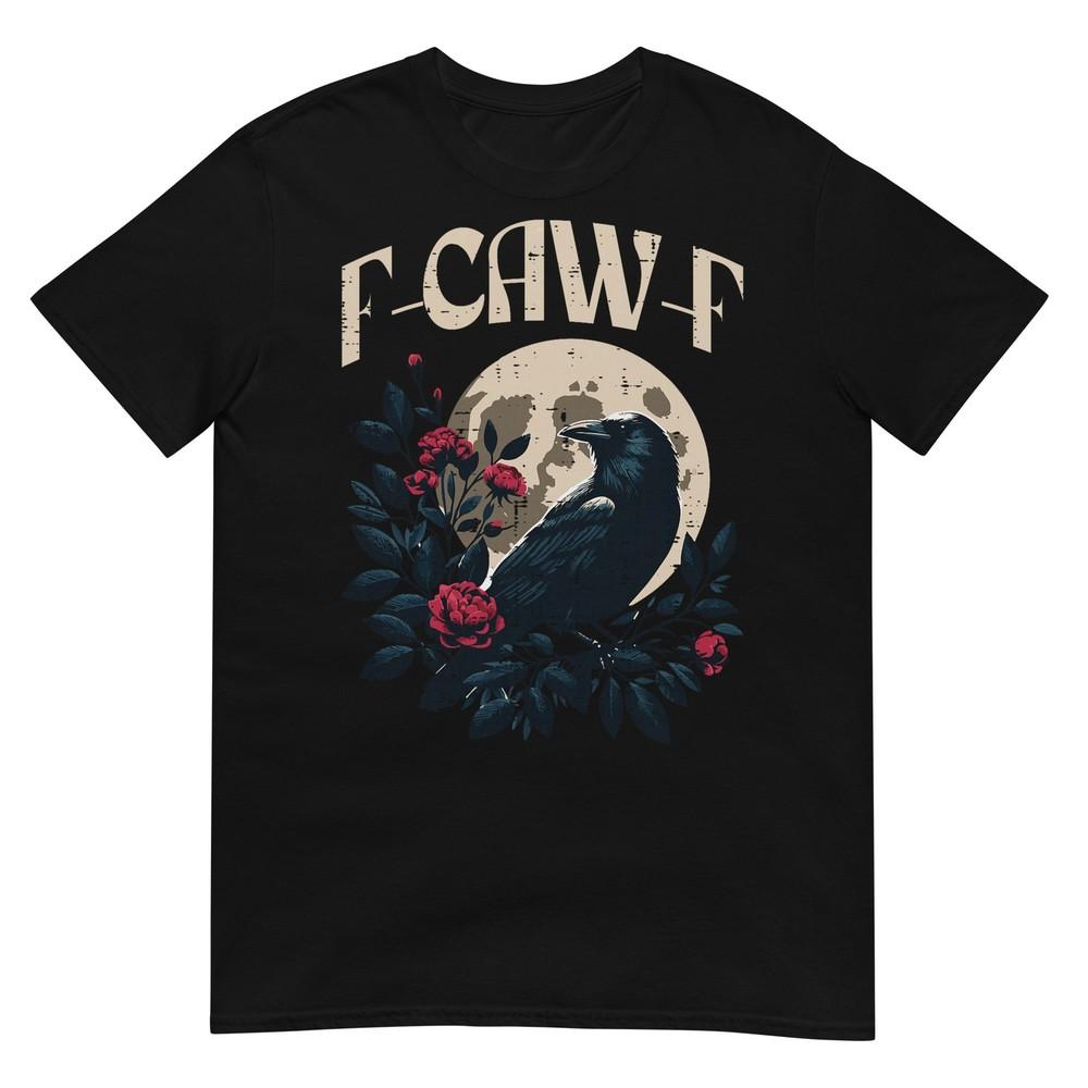 

Смешной мем с вороной Карр Женская Детская Мальчики Мужчины Девочки Молодежь Подростковая Футболка XL