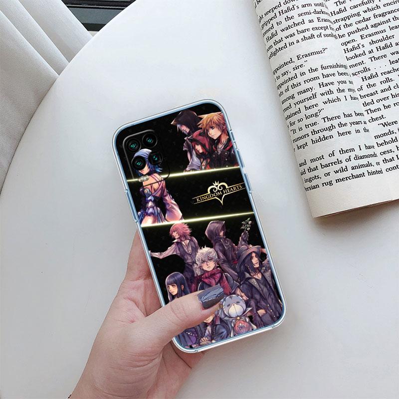 Kingdom Hearts Transparent Phone Case for Motorola Moto G7 G8 G9 G84 G85 G73 G24 G15 Z2 Play Power Plus