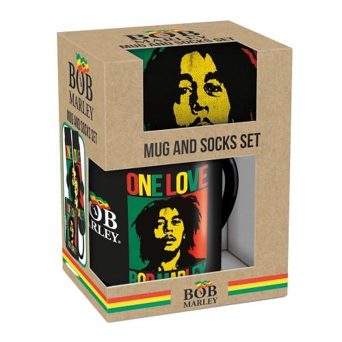 Bob Marley One Love Mug and Sock Set