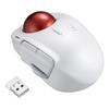 Nakabayashi Digio2 Trackball Mouse Small Wireless 5-Button Laser White MUS-TRLF184W