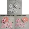 Portable Travel Collapsible Plastic Clothes Hanger With Storage Bag For Suitcase And Dorm Use