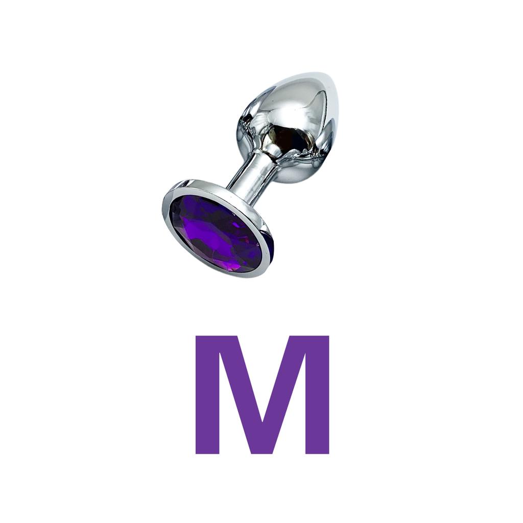 Gioiello Plug Anale in Metallo Base da Principiante a Esperto 5 Misure Butt Plug, Giocattoli per Adulti Coda Dildo Femminile/Maschile Giocattoli Sessuali Coppie Gioco per Adulti