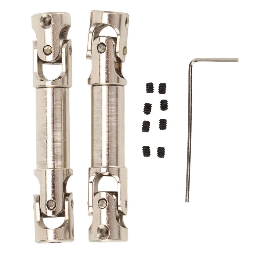 2pcs RC Drive Shaft Professional Replacement RC Car Metal Drive Shaft for AXIAL SCX24 124 RC Car