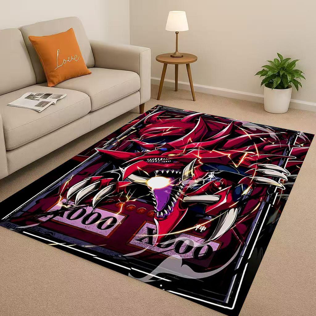 Slifer The Sky Dragon Yu-Gi-Oh MONSTER Cartoon Living Room Non-Slip Area Rug Carpet for Bedroom Sofa,Easy Clean Home Doormat