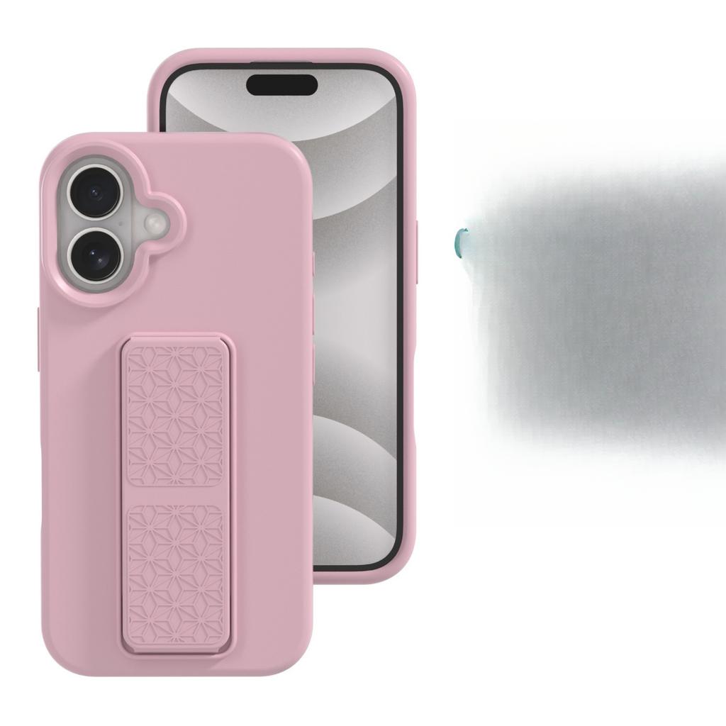 Suitable for Ip16promax Liquid Silicone Wristband Stand, Apple 15/14 Solid Color Protective Case