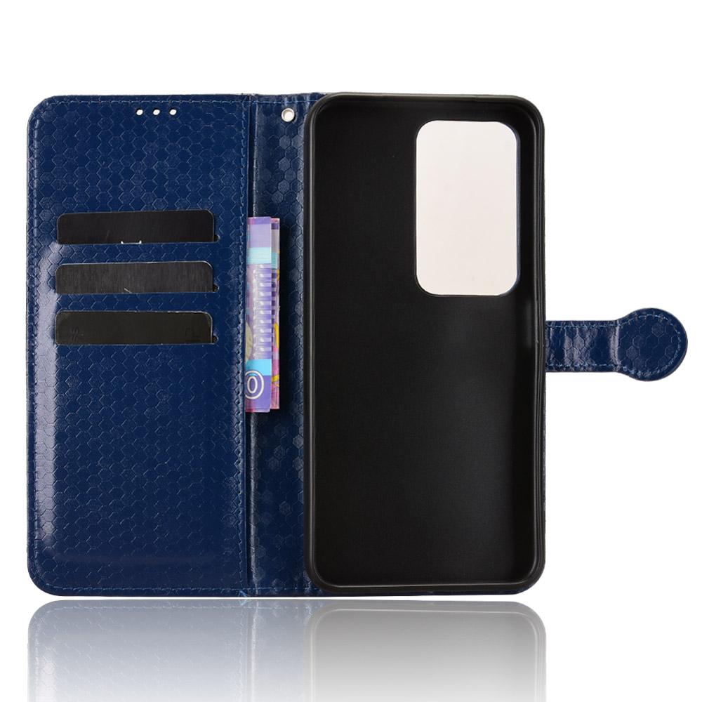 For Xiaomi Redmi 15 4G (EU) (171mm) Wallet Case Dot Pattern Imprint PU Leather Phone Cover with Wrist Strap